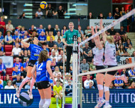 Maria Segura Palleres und Stuttgart gehen in der Viertelfinal-Serie in Führung. Foto: Bildermacher-Sport Jens Körner